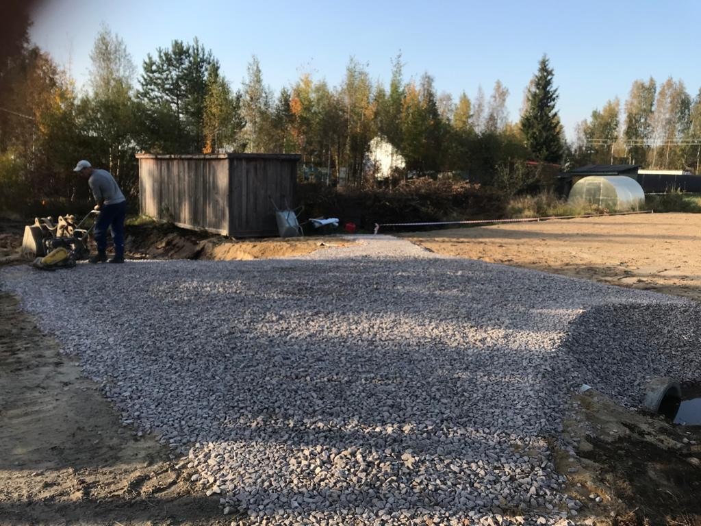 Заезд на участок